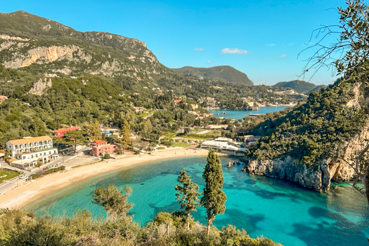 Plage Paleokastritsa Corfou