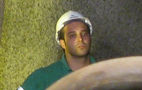 Engenheiro Luis Fernando Berleze acompanha os trabalhos na obra da PCH Galheiros
