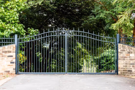 secure Swing Iron Driveway Gate in Lakewood, WA
