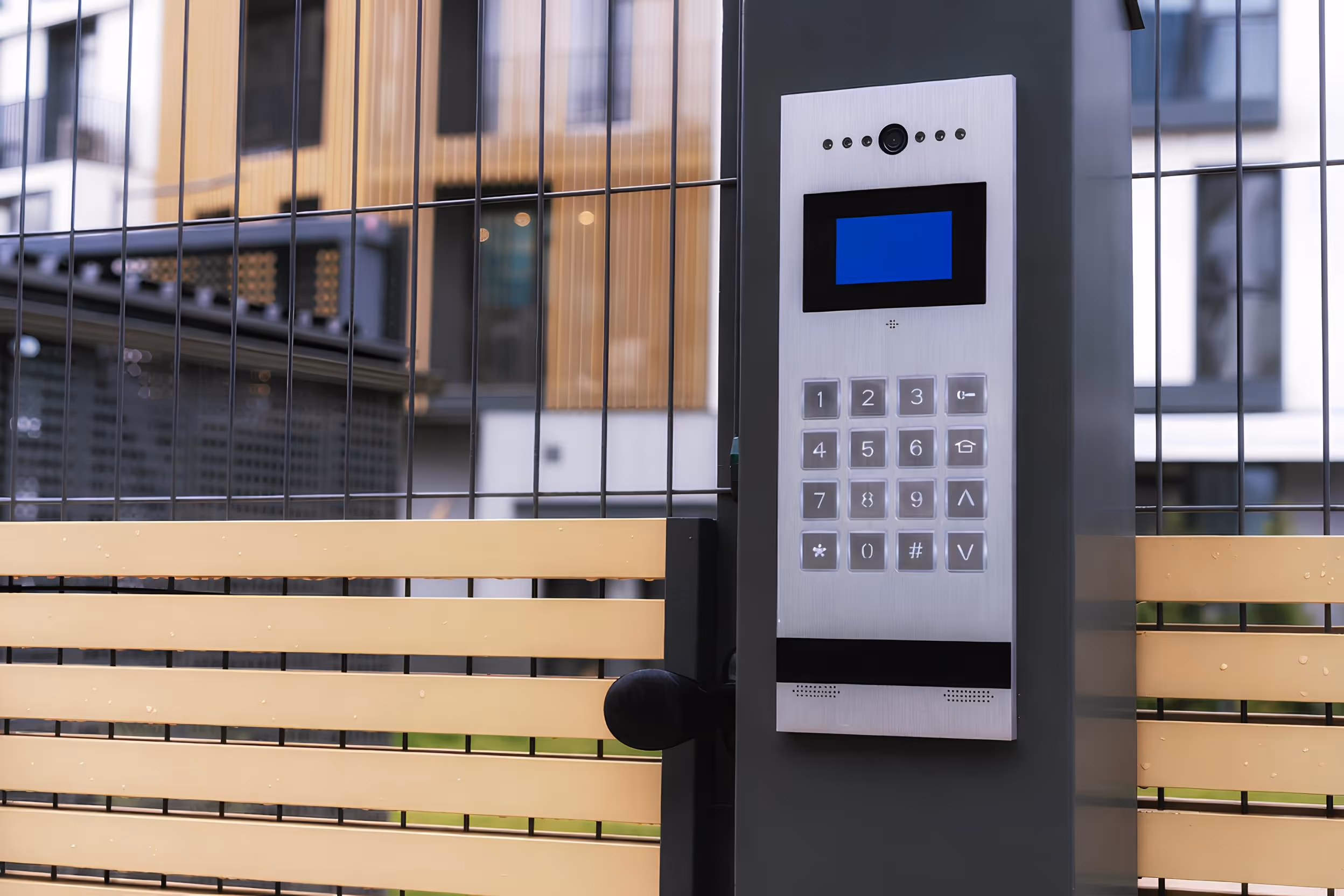 Heavy-duty electric driveway gate installation in Seattle, Washington for enhanced home security