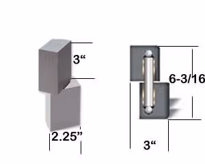 Interactive Gates iron welding hinges for high-quality gates in Tacoma, Woodinville, and Snohomish.