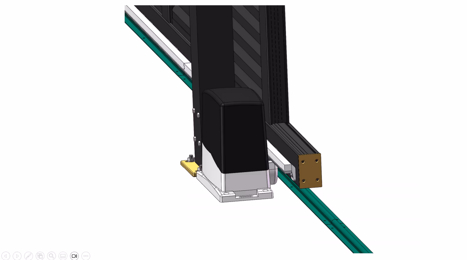 Customizable V-track sliding gate, aluminum alloy, durable, weather-resistant, smooth, manual/electric control.