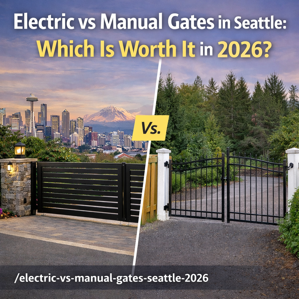 Electric vs Manual Gates in Seattle: Which Is Worth It in 2026?