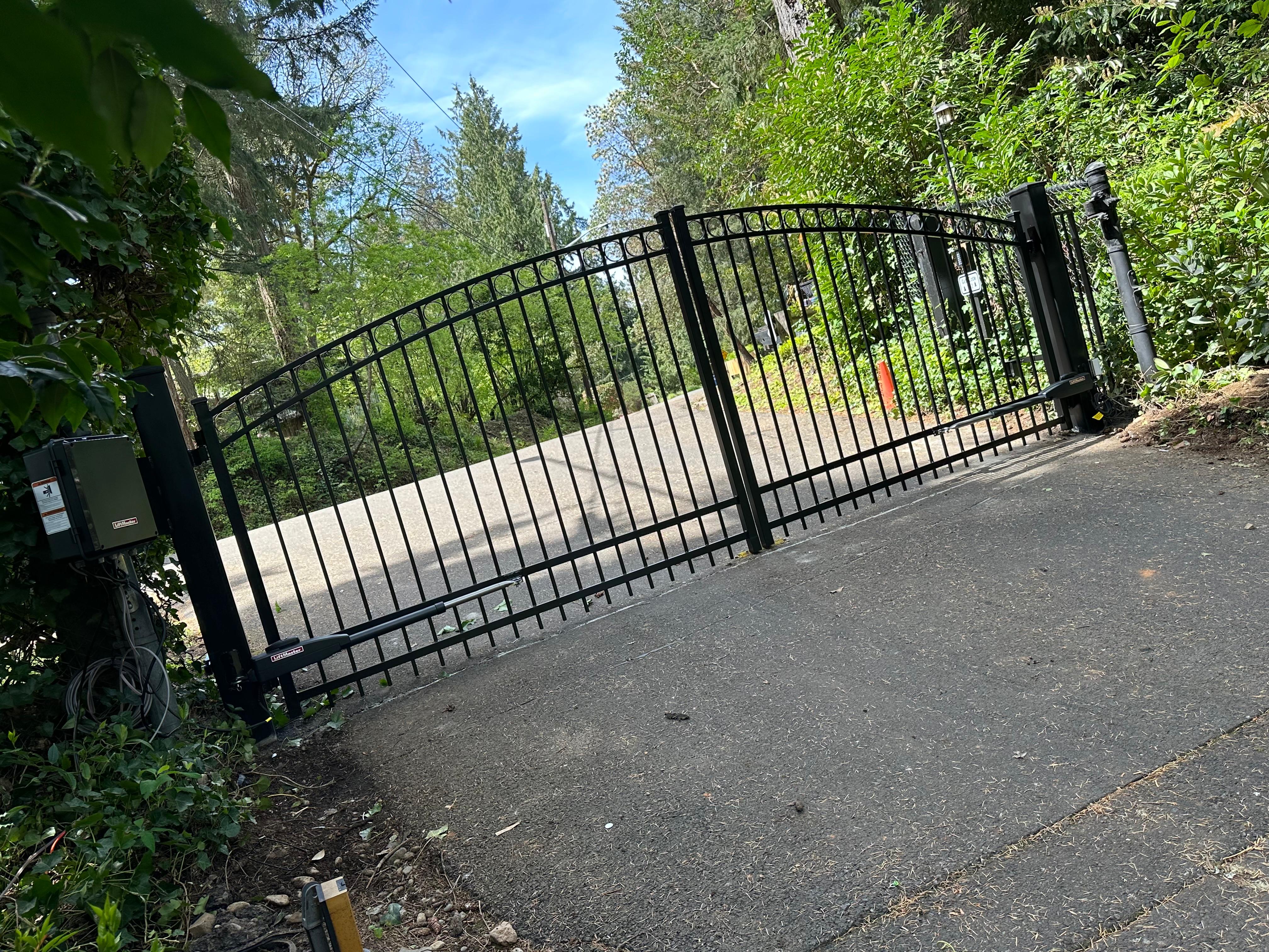 Shield your driveway gate from rust with our advanced, in-house local powder coating.