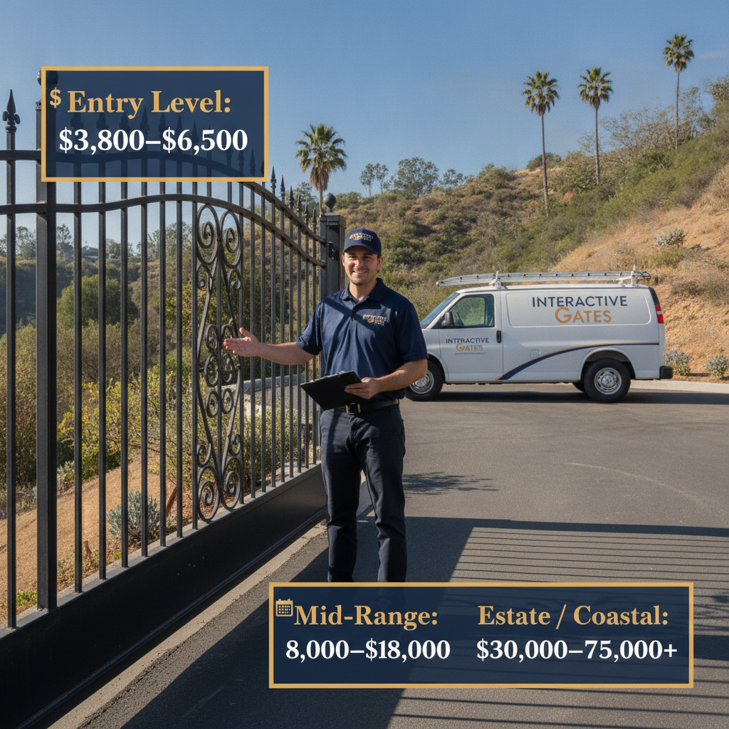 Automatic Gate Installation Cost in Los Angeles 2026: Real Price Ranges, Brands & Local Factors