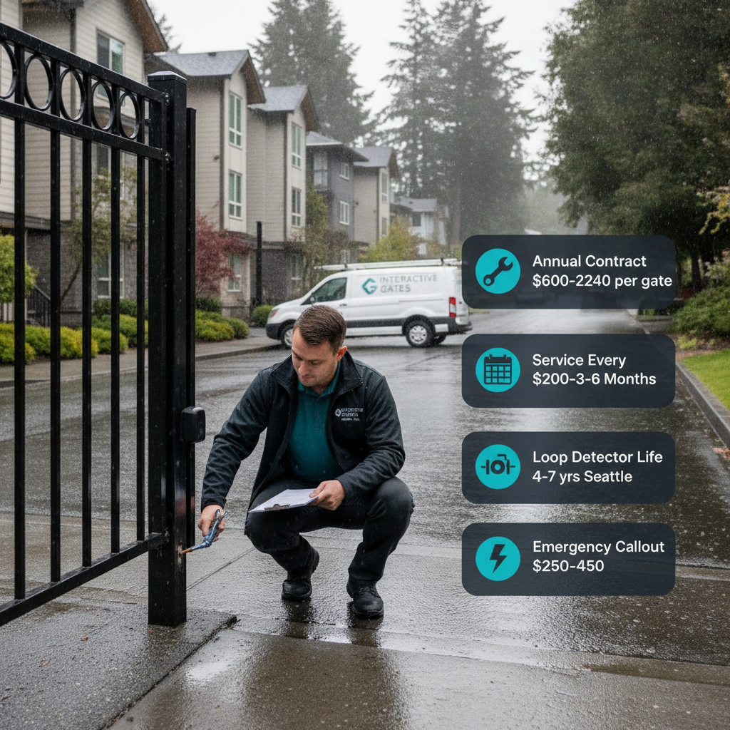 HOA Gate Maintenance in Seattle 2026: What Communities Must Service, How Often & What It Costs