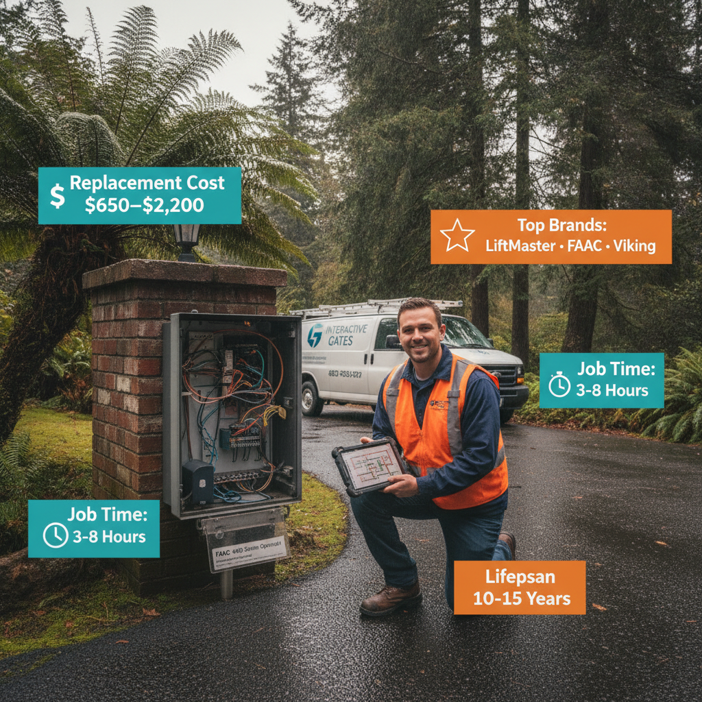 Electric Gate Motor Replacement in Portland 2026: When to Replace vs. Repair, What It Costs & Which Brands Last