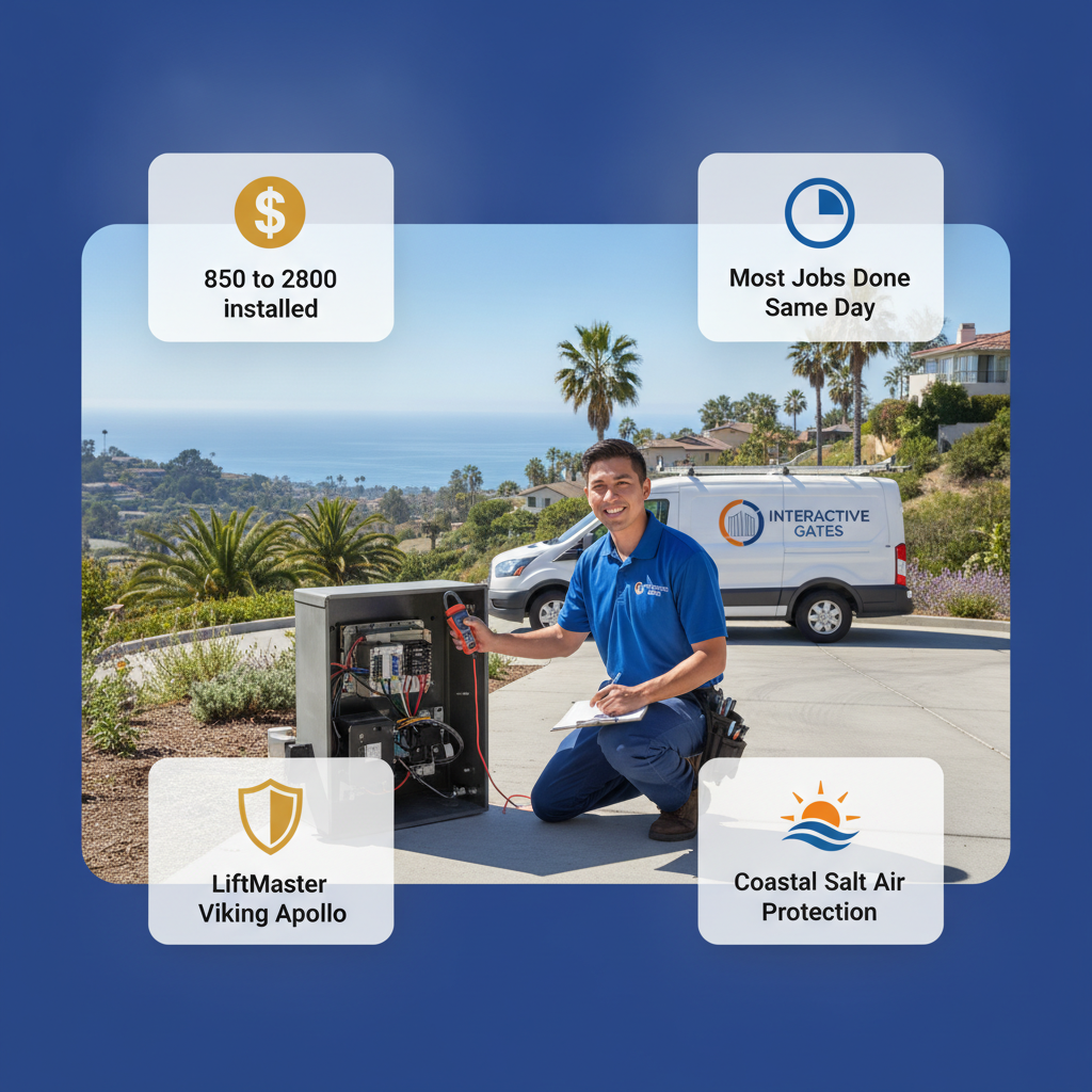 Electric Gate Motor Replacement in Los Angeles 2026: When to Replace vs. Repair, What It Costs & Which Brands Last in Southern California