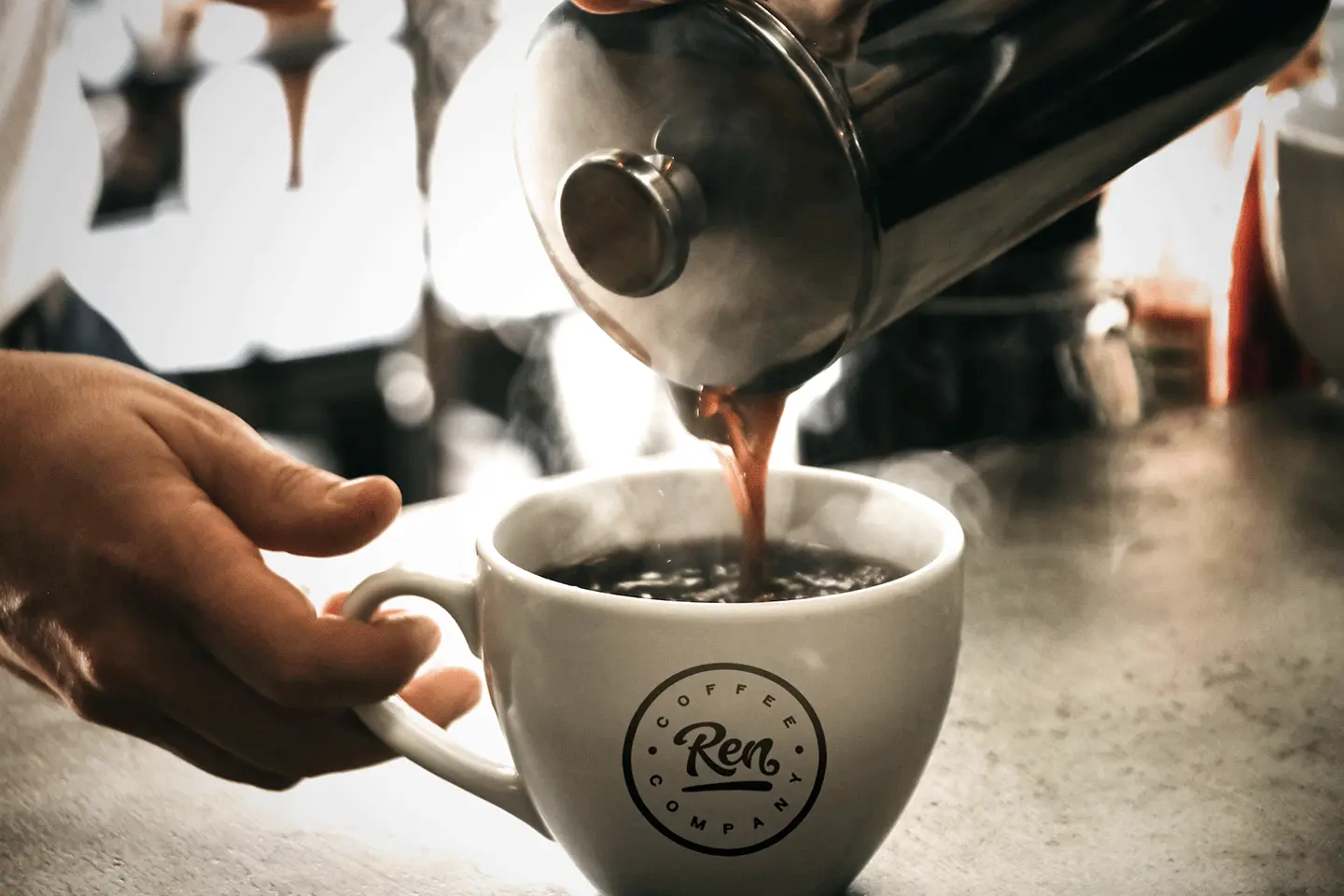 branded coffee cup