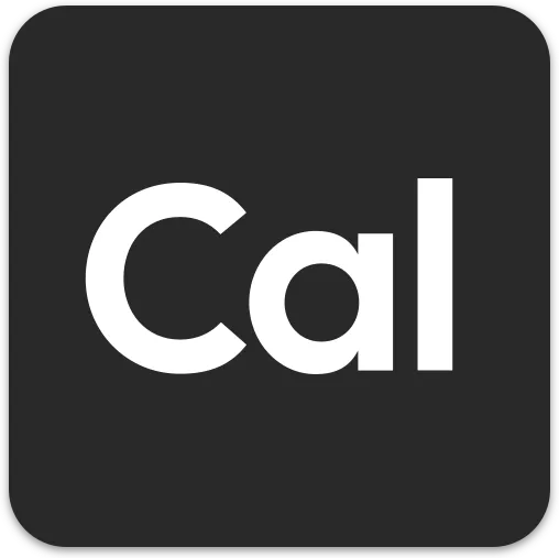 Square icon with white letters 'Cal' on a dark gray background with rounded corners.