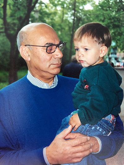 Family portrait with Dr. Mahdi