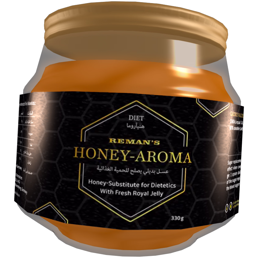 3D-rendering of Reman's Honey Aroma