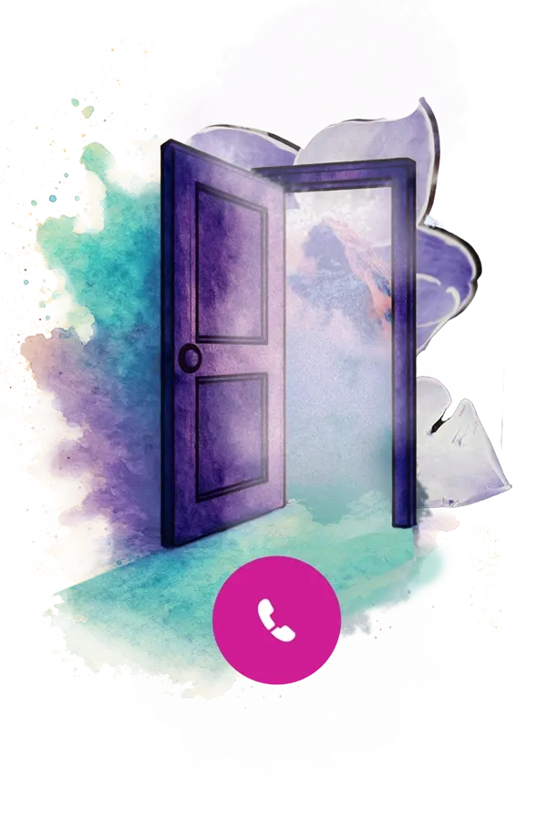 Illustration offene Tür für Beratungspaket Intensiv