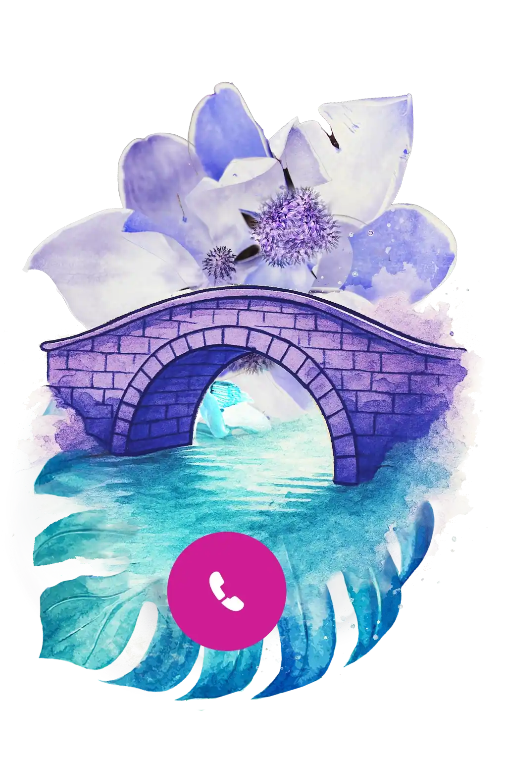 Illustration Brücke für Beratungspaket Master