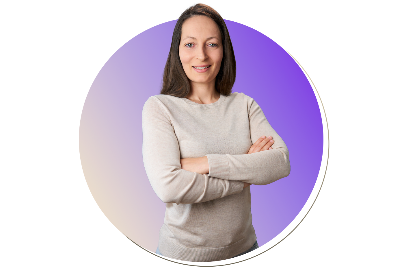 Illustration mit Berg, Weg und Wolken in Aquarellstil – symbolisiert Orientierung und Begleitung in der Onlineberatung