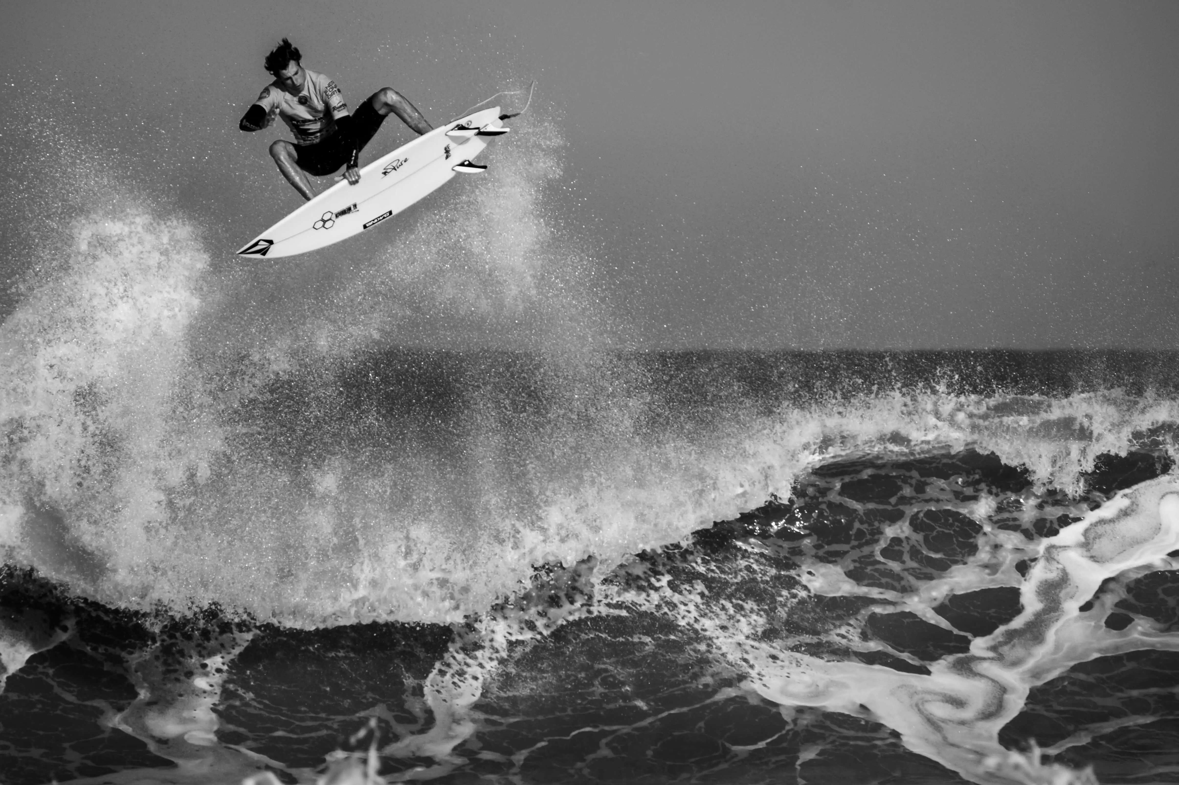 Surfer on a wave