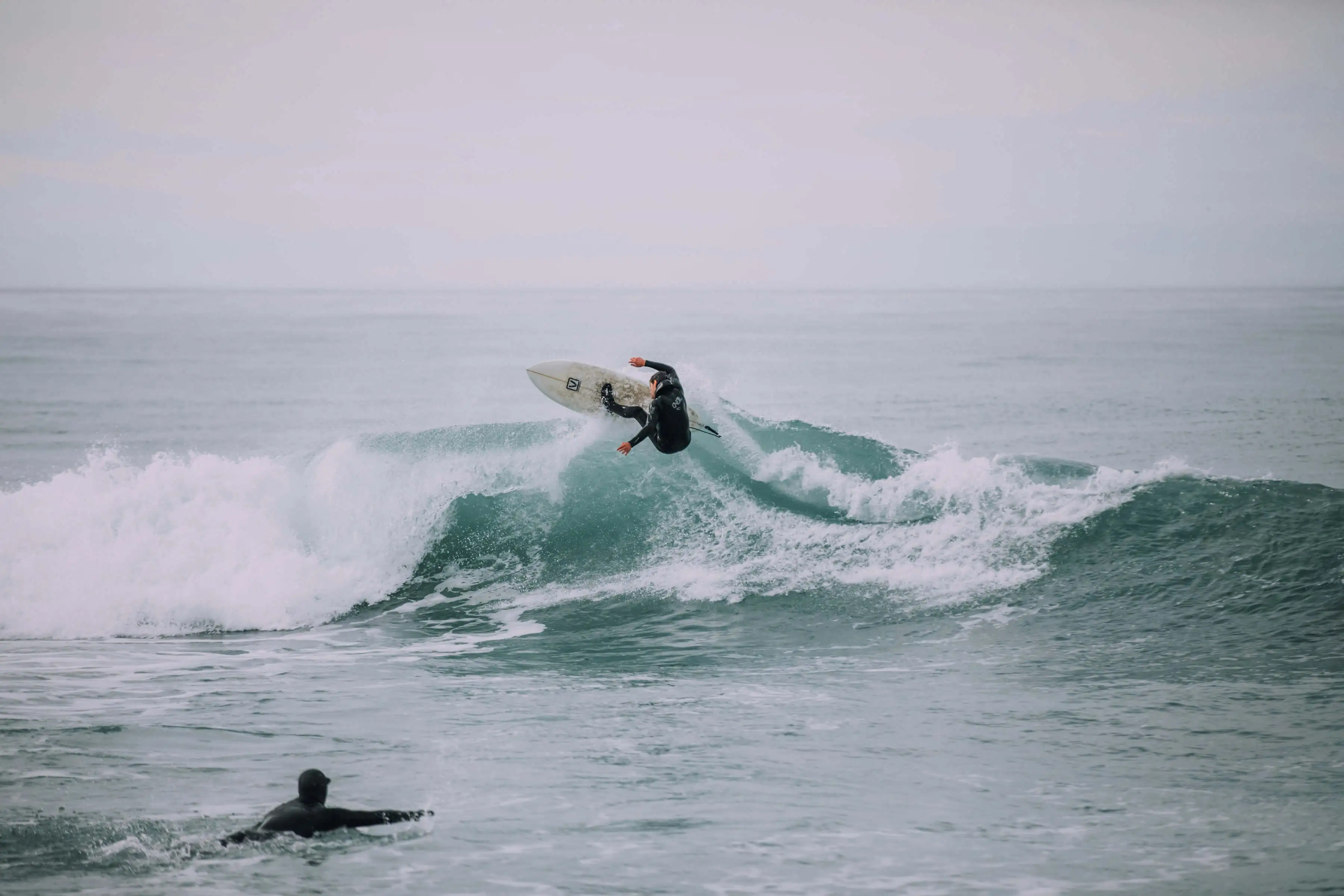 Surfer on a wave