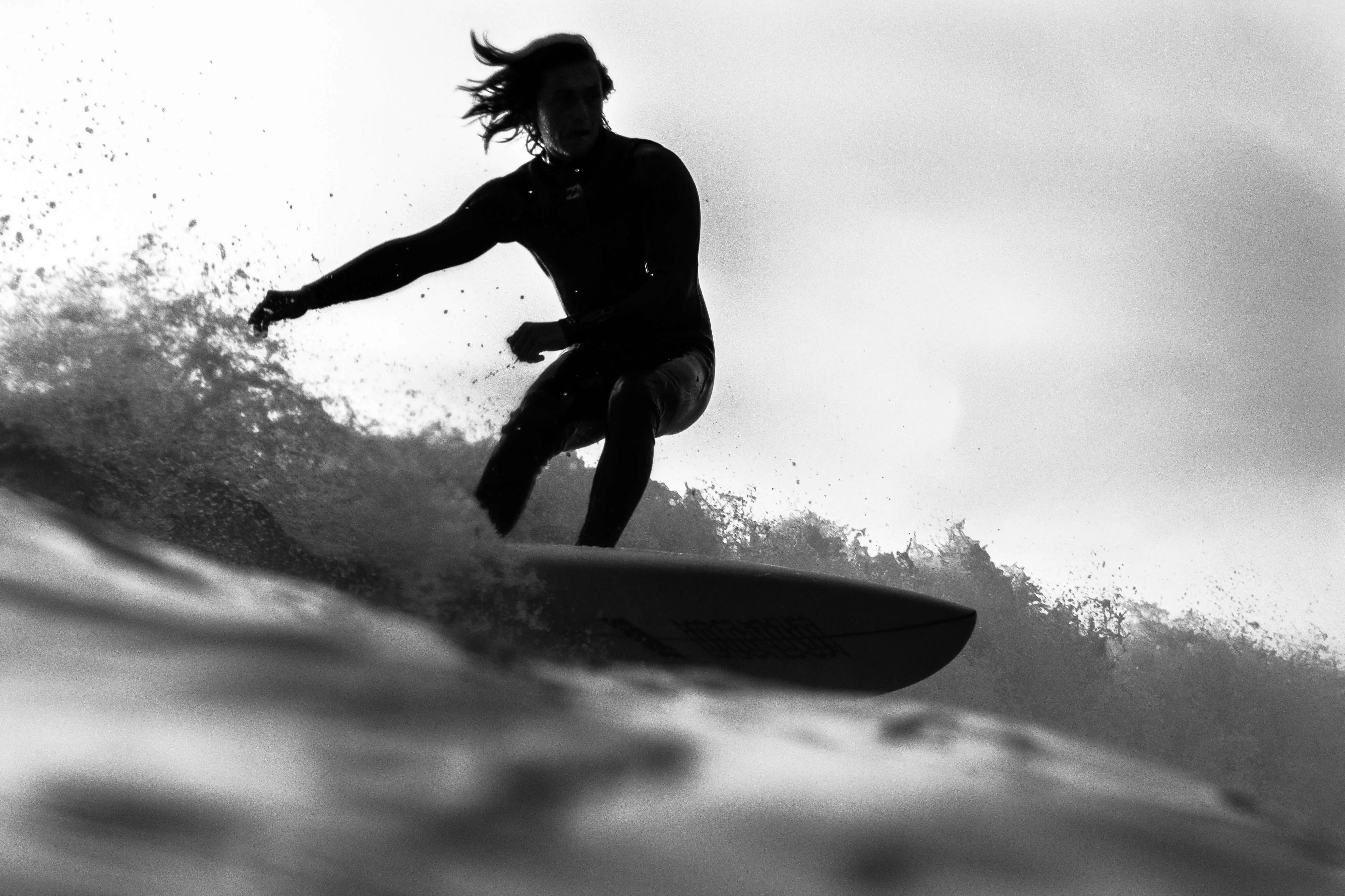 Surfer on a wave