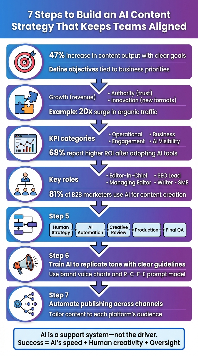 7-Step Framework for Building an Aligned AI Content Strategy