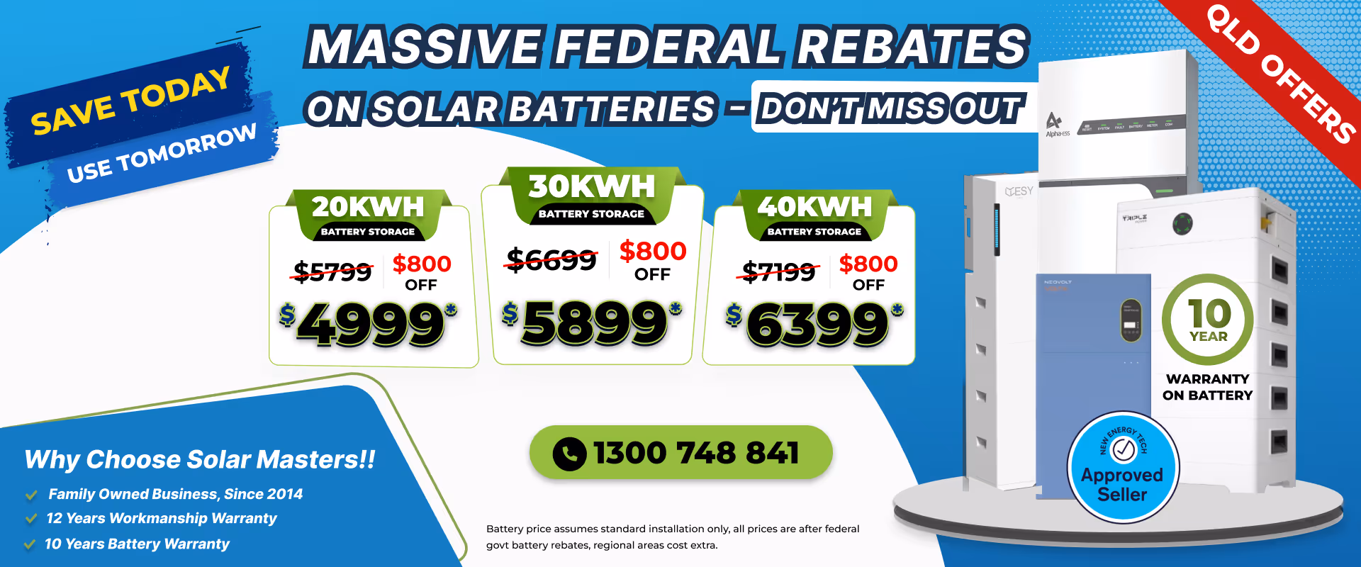 Solar Battery Brisbane Offers
