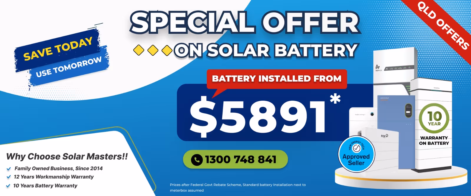 Solar Battery Brisbane Specials