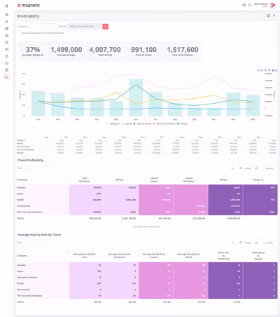 Magnetic Profitability Dashboard