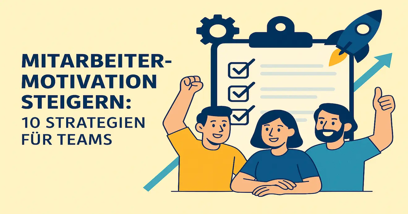 Mitarbeitermotivation steigern: 10 Strategien für Teams