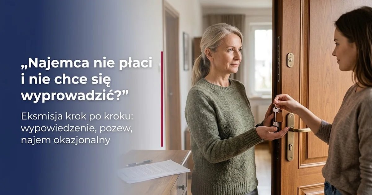 Eksmisja najemcy, który nie płaci: Kraków, Małopolska
