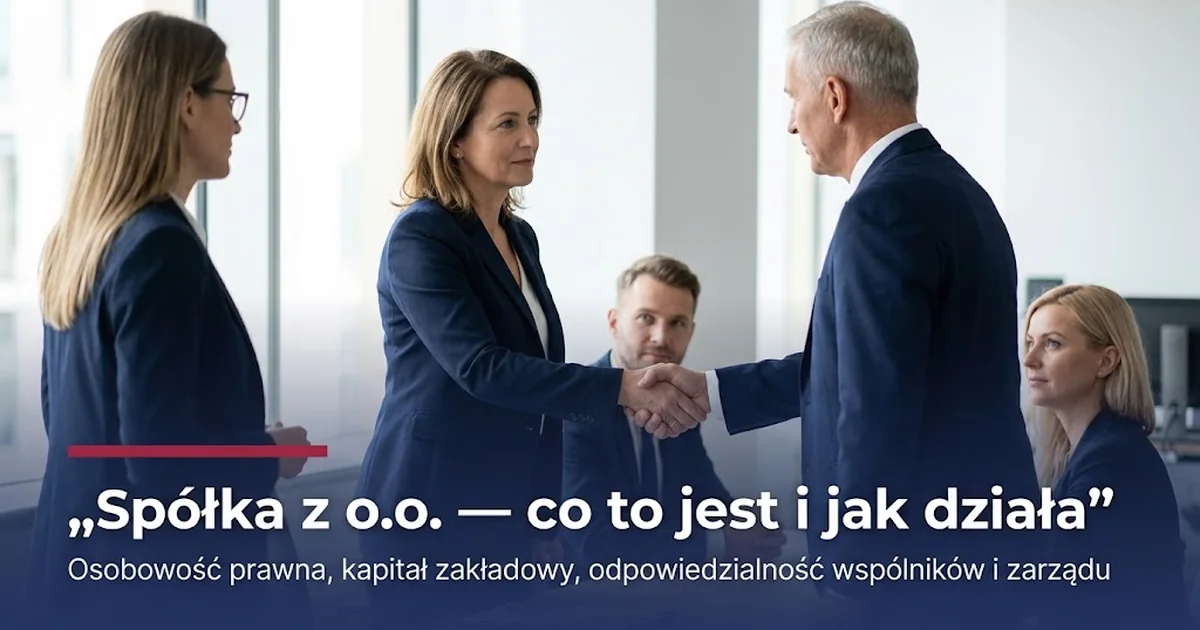 Spółka z o.o.: co to jest i jak działa | LEX&CO