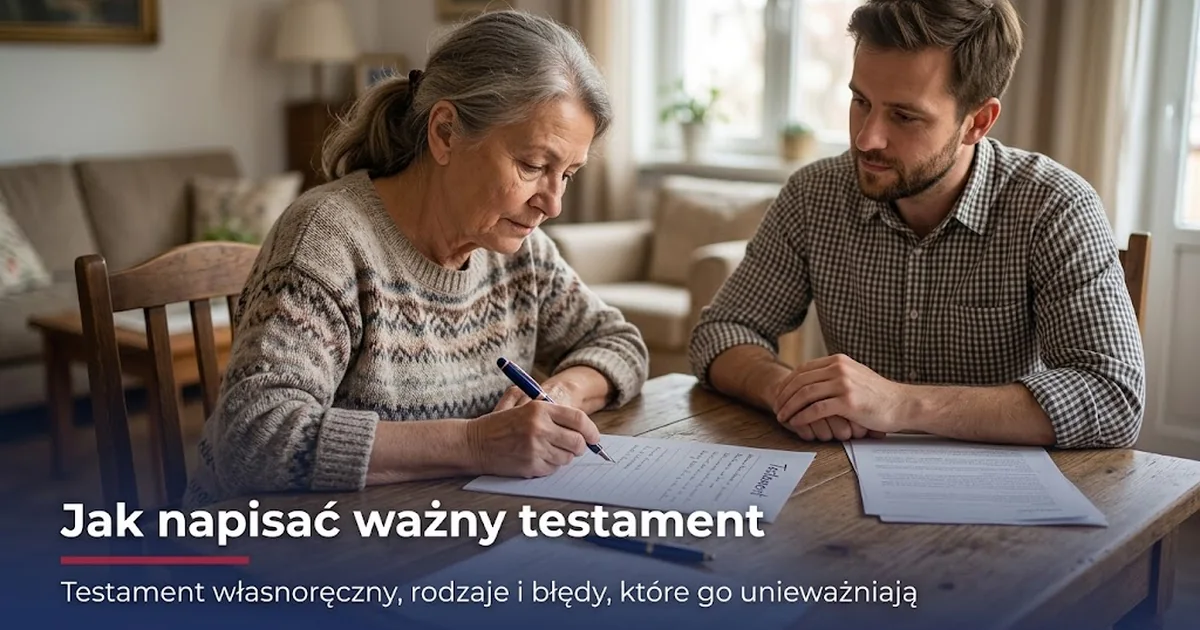 Jak napisać testament: rodzaje i forma | LEX&CO