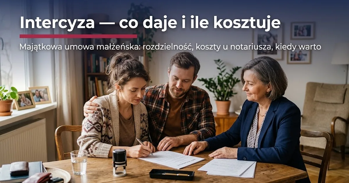 Intercyza: co to, ile kosztuje i kiedy ją podpisać