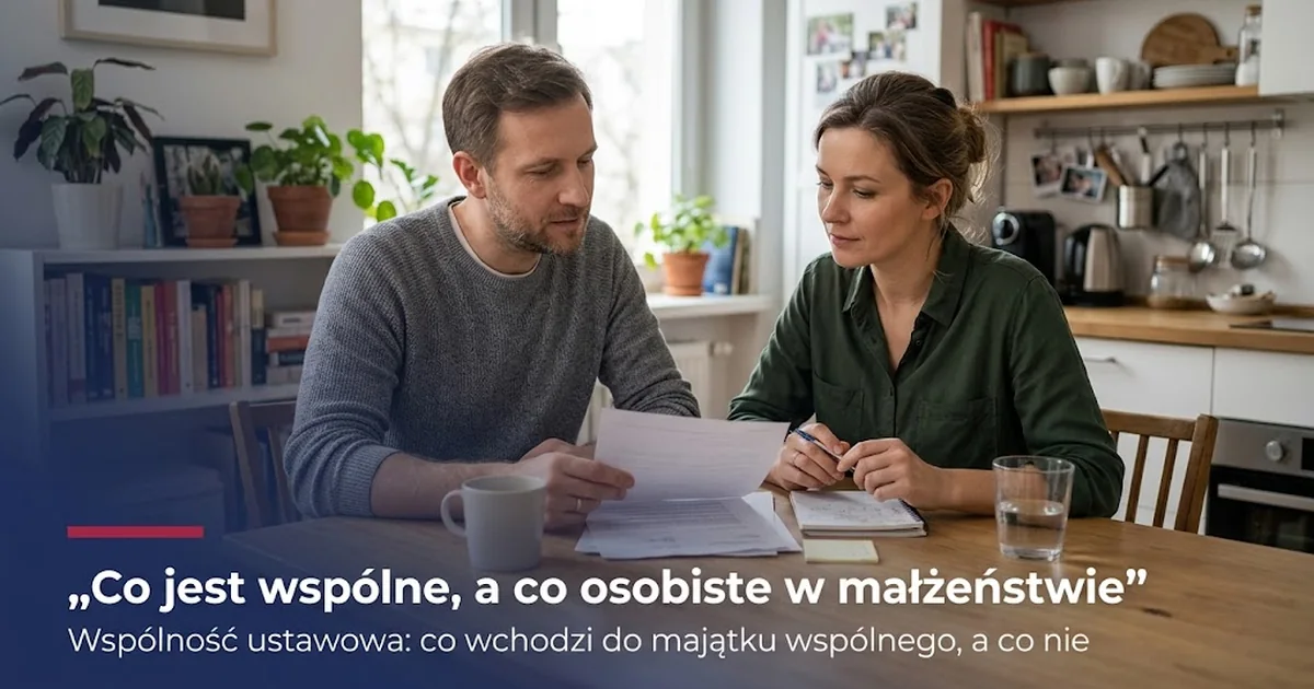 Wspólnota majątkowa małżeńska: majątek wspólny i osobisty