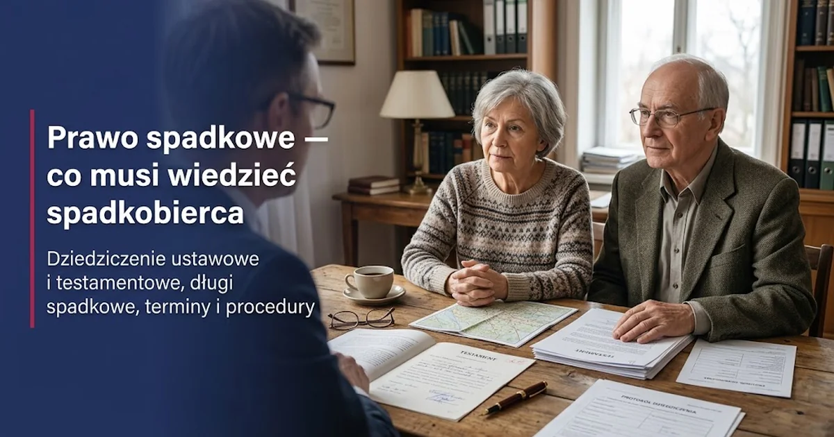 Dziedziczenie i prawo spadkowe – co musisz wiedzieć [Kraków 2025]