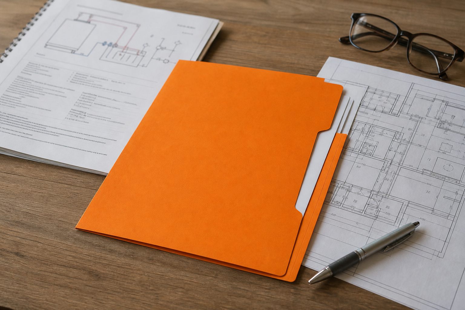 Note de dimensionnement d'une pompe à chaleur dans un dossier sur un bureau technique