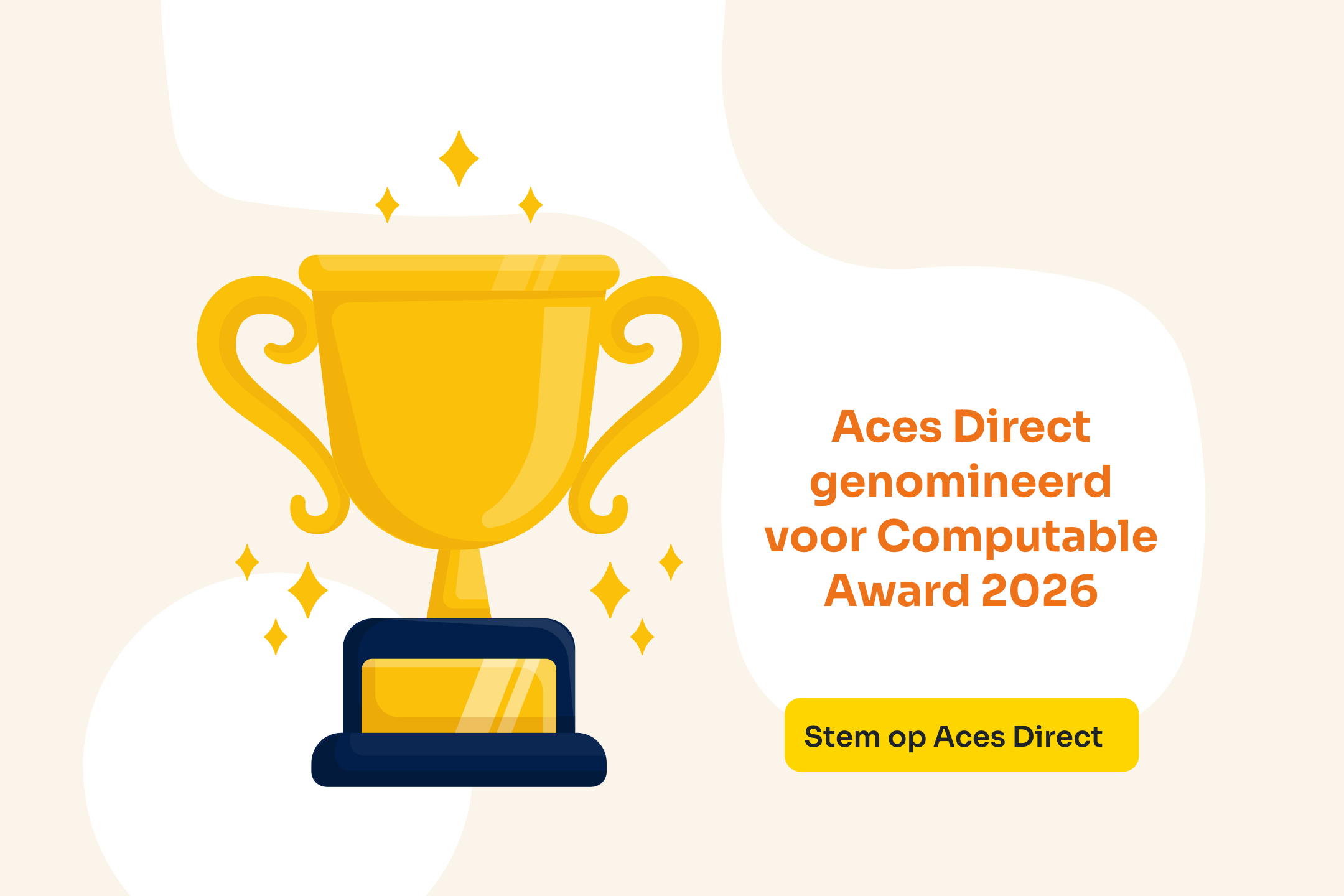 nominatie computable awards en de boodschap om te gaan stemmen.