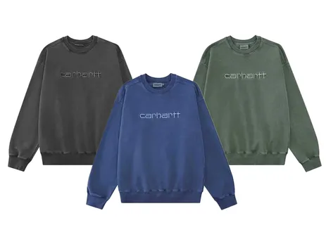 Carhartt Washed Embroidered Logo Sweaters