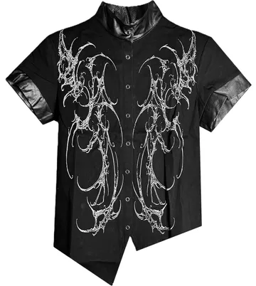 DETW Cyber Leather Shirt