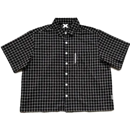Mertra Plaid Shirt (Black)