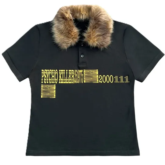 PSYCHOKILLER Fur Collar Polo