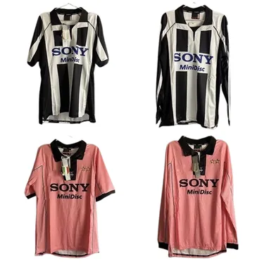 Bunch of Retro Juventus Football Jerseys (16 Variants