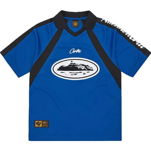 Corteiz Alcatraz Football Jersey Blue