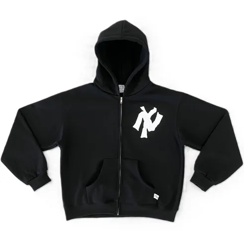 Akimbo NY Black Zip-Up Hoodie