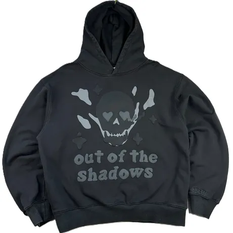 Broken Planet Market Out of the Shadows Hoodie Soot Black