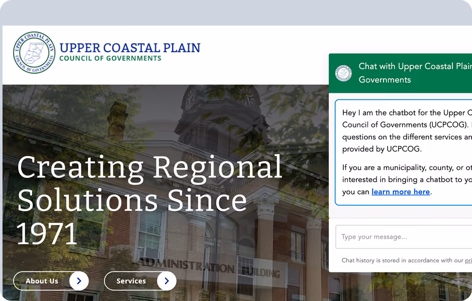 AI-Powered Support for Councils of Governments