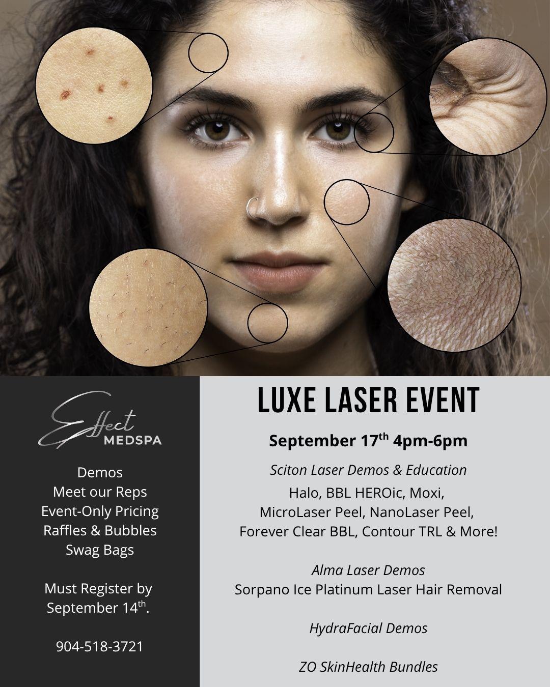 Luxe Laser Event