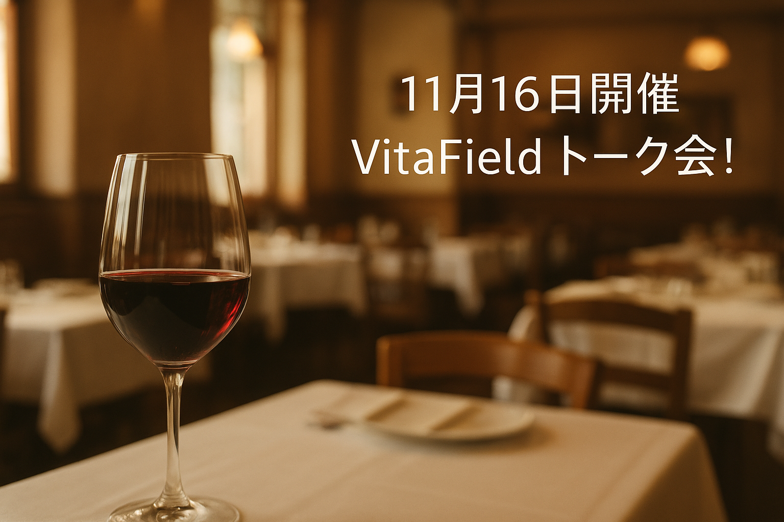 【トーク会詳細】 VitaField Talk — いのちを語る食卓  “食・意識・フィールド”から紐解く エネルギー情報医学の実践と対話会