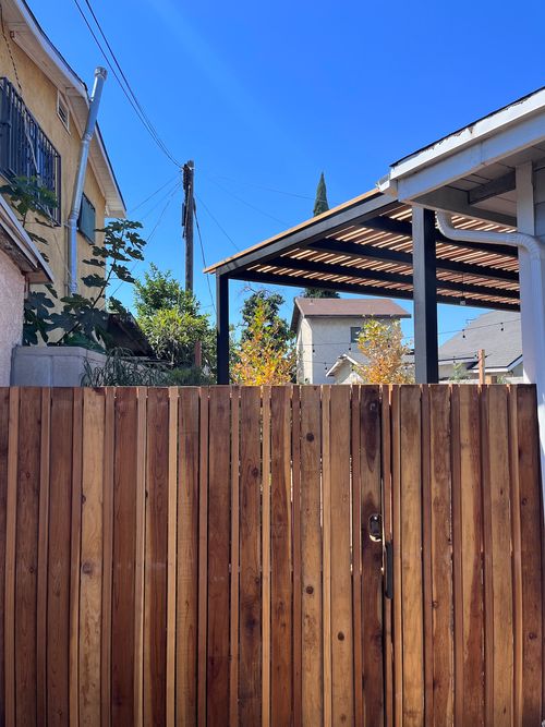 Wood Fence and Gate Install Los Angeles