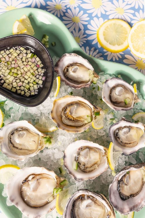 Fresh oysters for events in Seattle by Tuxedos & Tennis Shoes Catering, a DSquared Hospitality Company