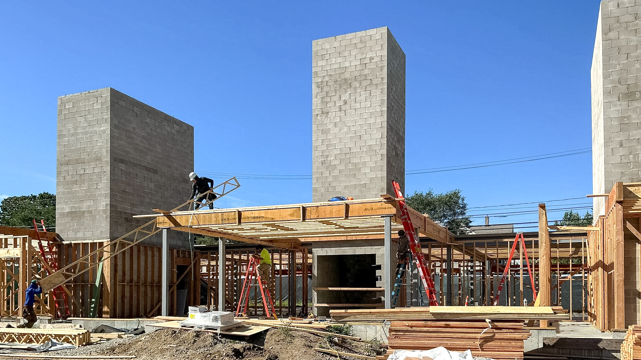 TenM works on 15,000 sqft of wood framing in multifamily development.