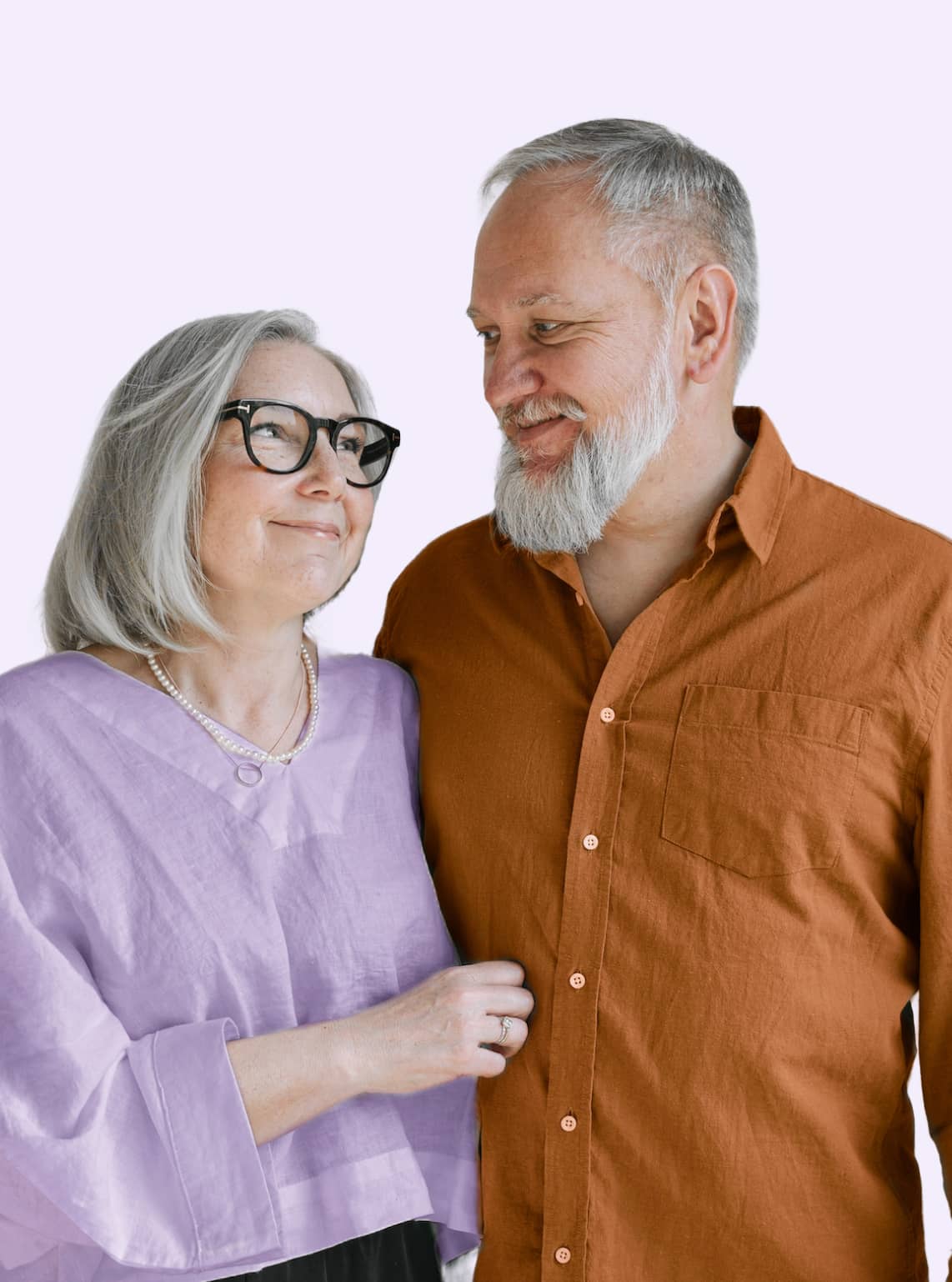 Choose A Plan That Fits Your Needs Get Started Seniors Couple Image Left - ElderlyCare X Webflow Template